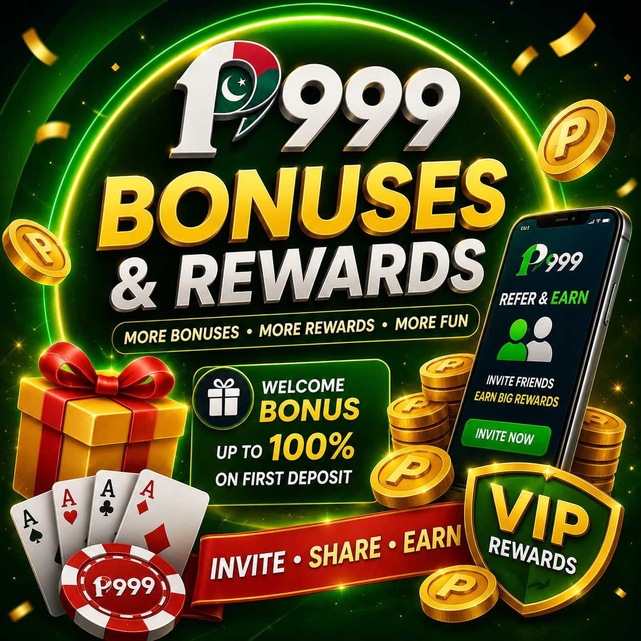 P999 Game Bonuses